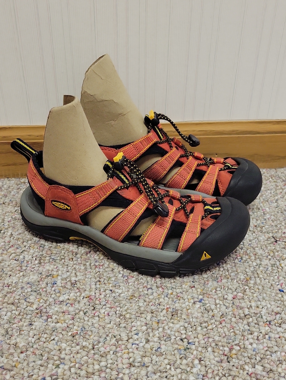 Keen Orange and Black Outdoor Sandals